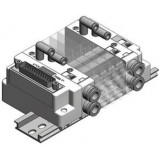 SMC solenoid valve 4 & 5 Port SS5J3-F, Plug-in Manifold, D-Sub Connector Kit